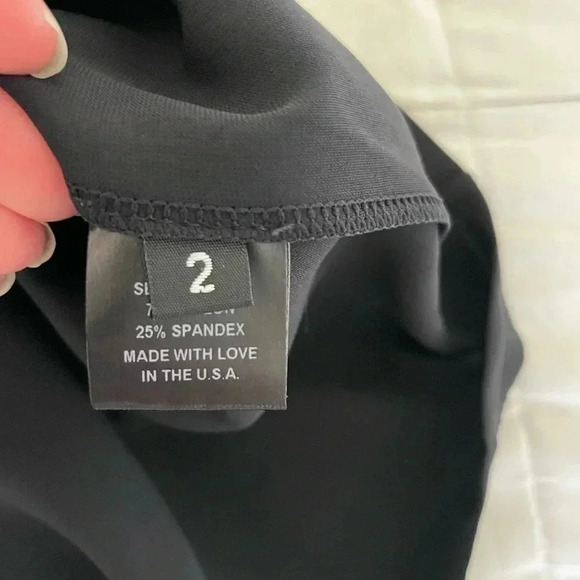 VPL black with azure midi dress - Picture 10 of 13